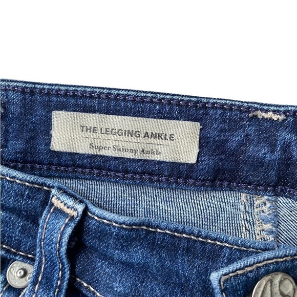 AG The Legging Low-Rise Skinny Ankle Jeans 26R - Picture 6 of 11